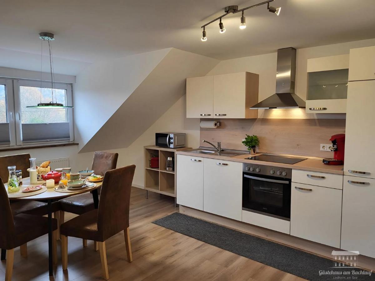 Komfort Ferienwohnungen Mit Wellness-Garten - Gaestehaus Am Bachlauf - Losheim Am See Bagian luar foto