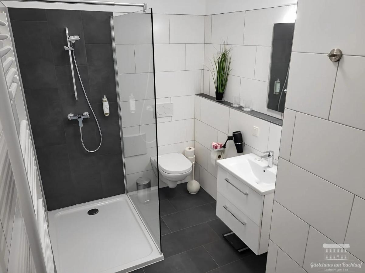 Komfort Ferienwohnungen Mit Wellness-Garten - Gaestehaus Am Bachlauf - Losheim Am See Bagian luar foto